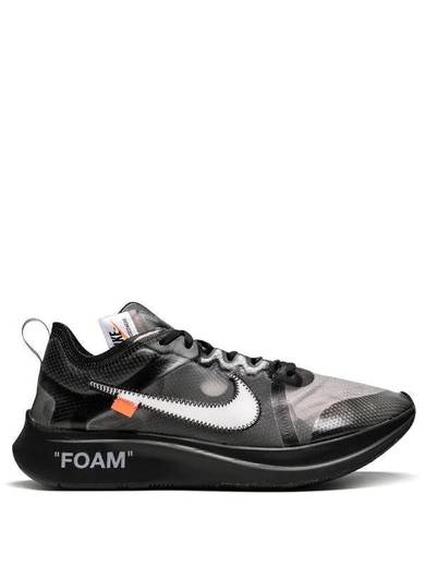 Nike zoom fly / Off white black silver. 