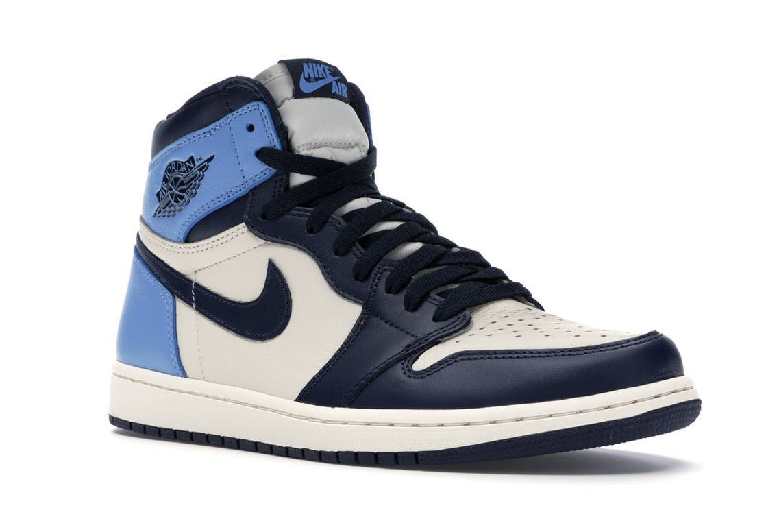 Social Jordan 1 retro high obsidian unc