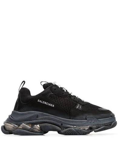 Balenciaga Triple S Clear Sole Black