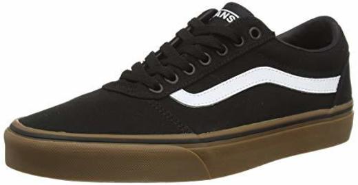 Vans Ward Canvas, Zapatillas para Hombre, Negro