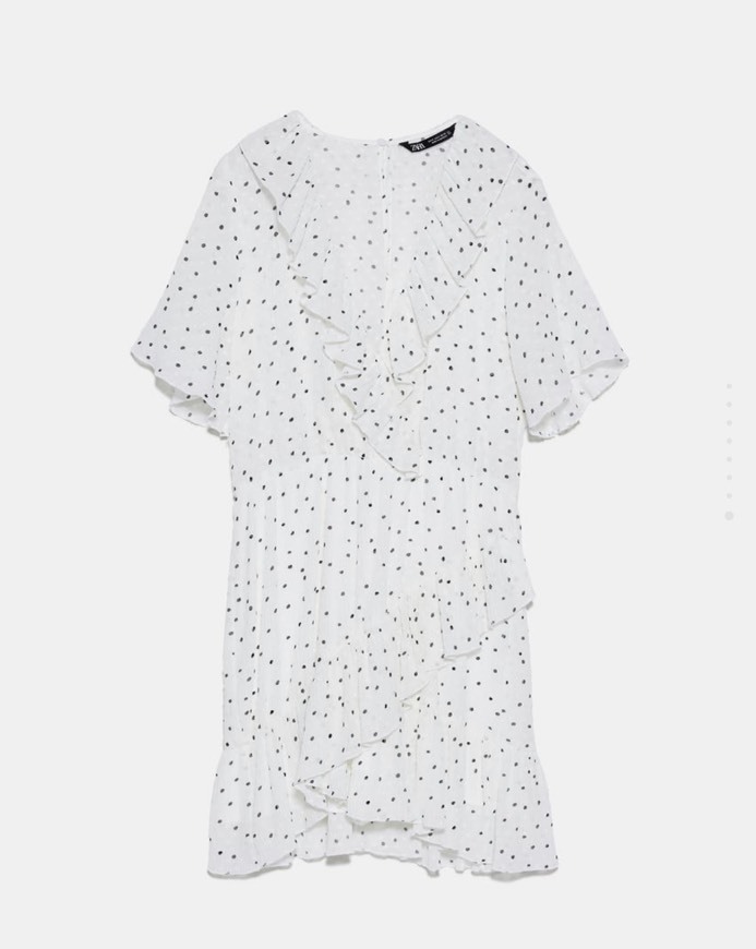 DOTTED MESH PLAYSUIT WITH RUFFLES 