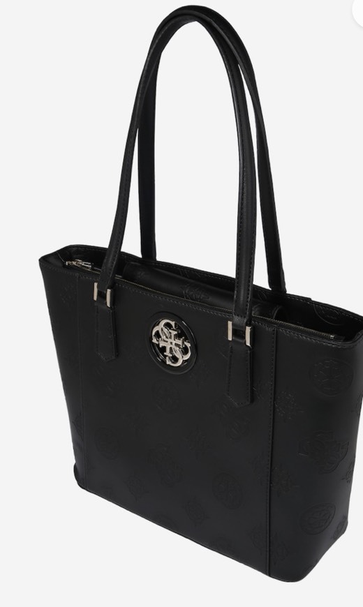 Social GUESS Shopper in schwarz