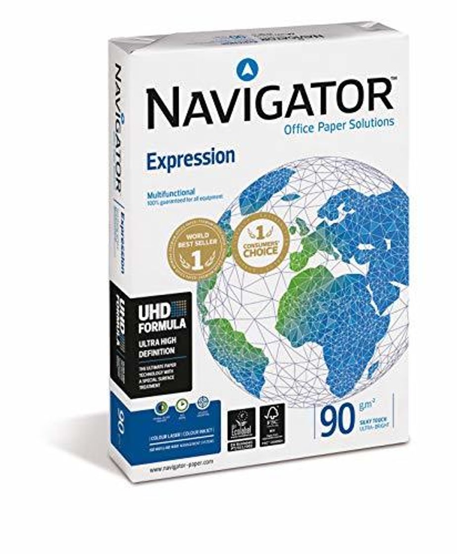 Social Navigator Expression - Paquete de 500 folios de papel para impresora/fotocopiadora 90g/m²