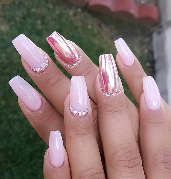 Fashion Pink nails