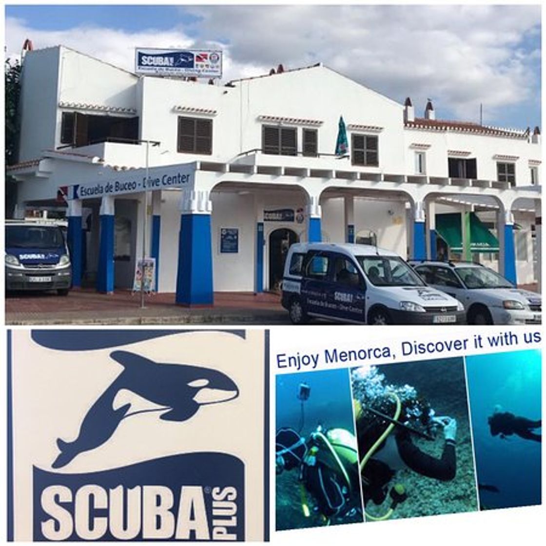 Lugar SCUBA PLUS, Escuela de Buceo en Menorca