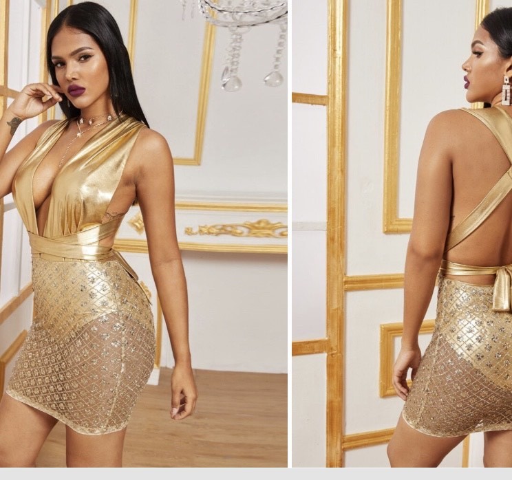 Productos Vestido Dourado