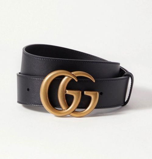 Black Leather belt - Gucci 