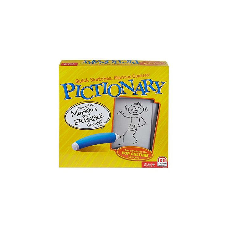 Social Mattel Games Pictionary, juego de mesa 