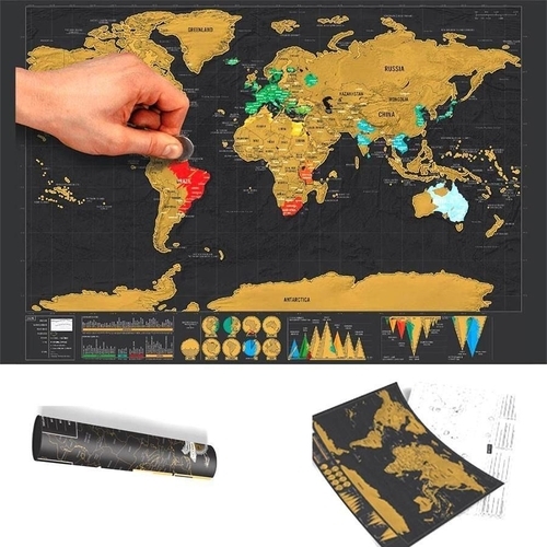 Productos Mapa mundo raspadinha 