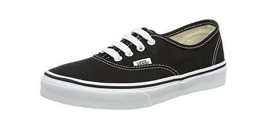 Vans Authentic, Zapatillas De Lona Infantil, Negro