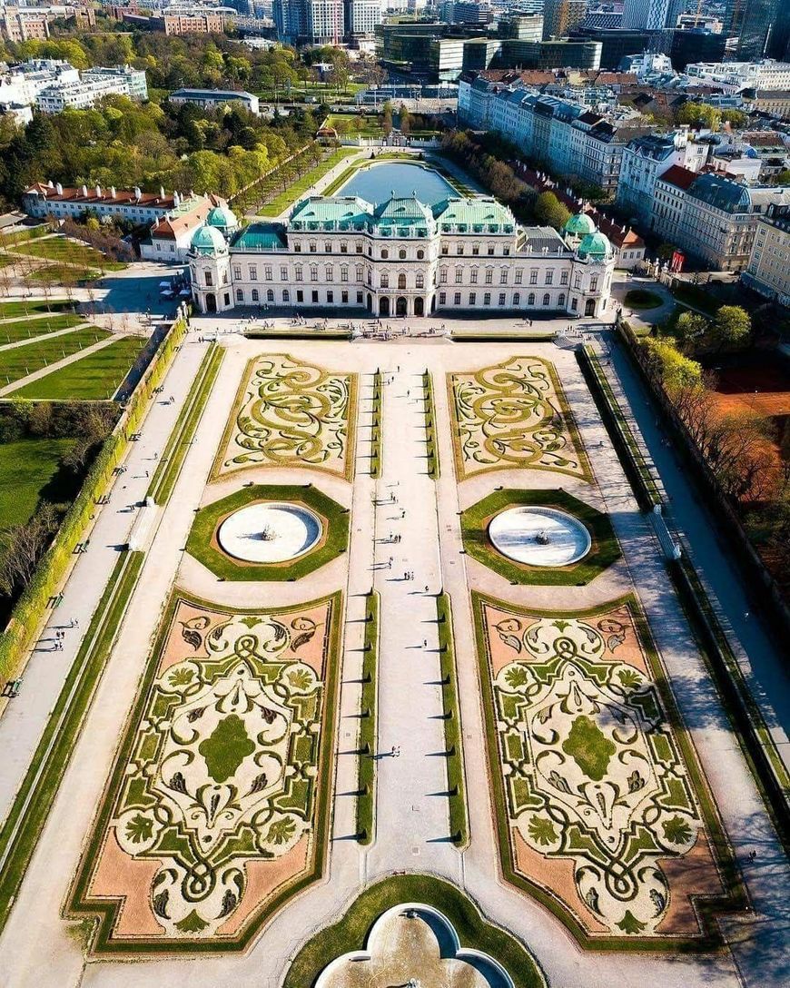 Lugar Belvedere - Viena de Áustria 