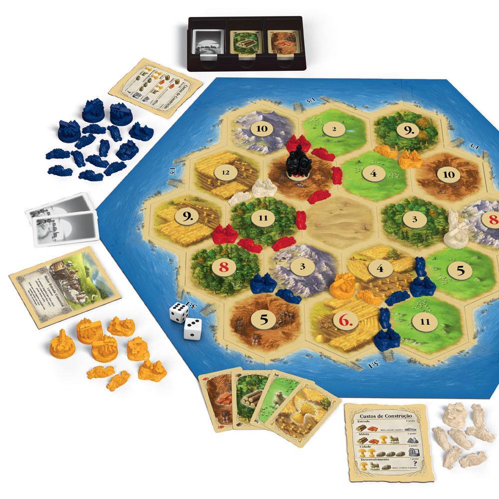 Videojuegos Jogo de Tabuleiro Catan 