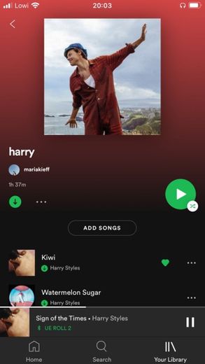 Harry’s songs 🦋