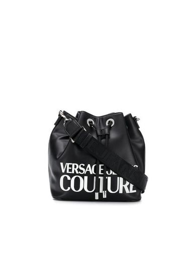 VERSACE JEANS COUTURE
contrast logo bucket bag