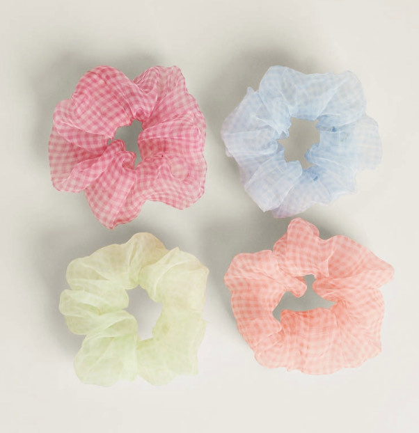 Social Pack de scrunchies de organza