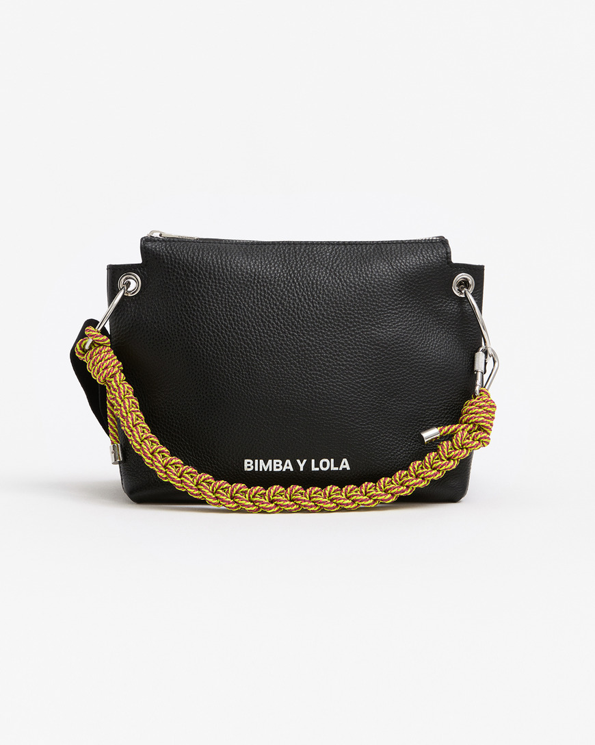 Social Mala tiracolo M pele preta