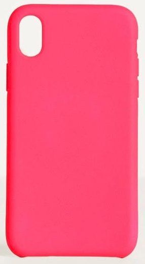  Capa monocolor rosa choque iPhone XR