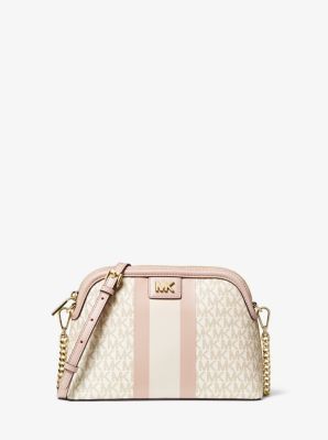 Product Large Logo Stripe Dome Crossbody Bag