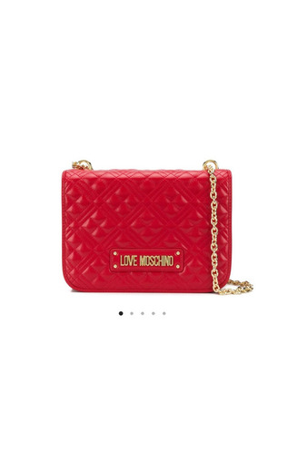 LOVE MOSCHINO
quilted flap shoulder bag