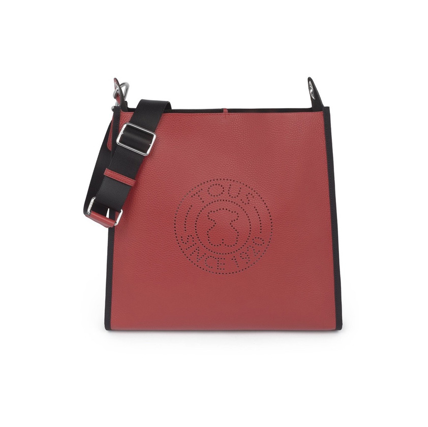 Product RED LEATHER LEISSA SHOULDER BAG