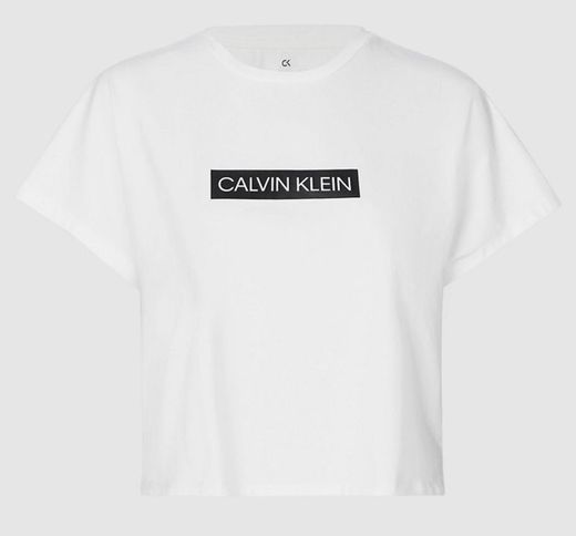 Cropped Logo Gym T-shirt CALVIN KLEIN®