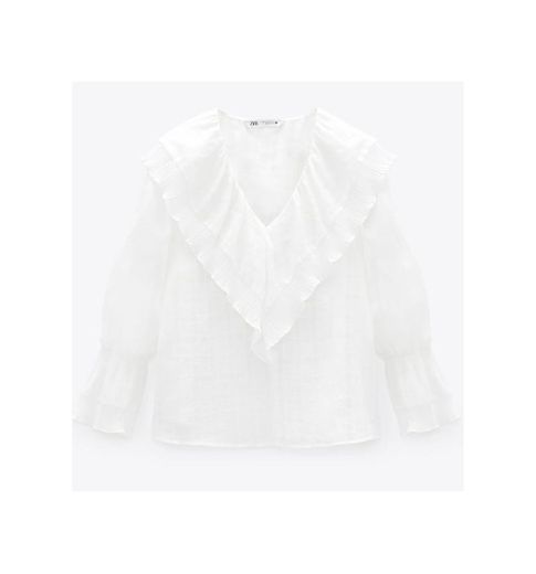 BLOUSE WITH MATCHING RUFFLES