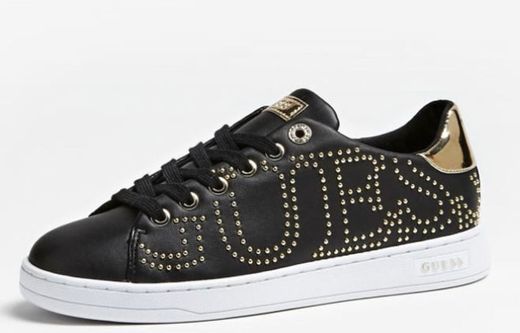 STUDDED CATER SNEAKERS WITH LOGO