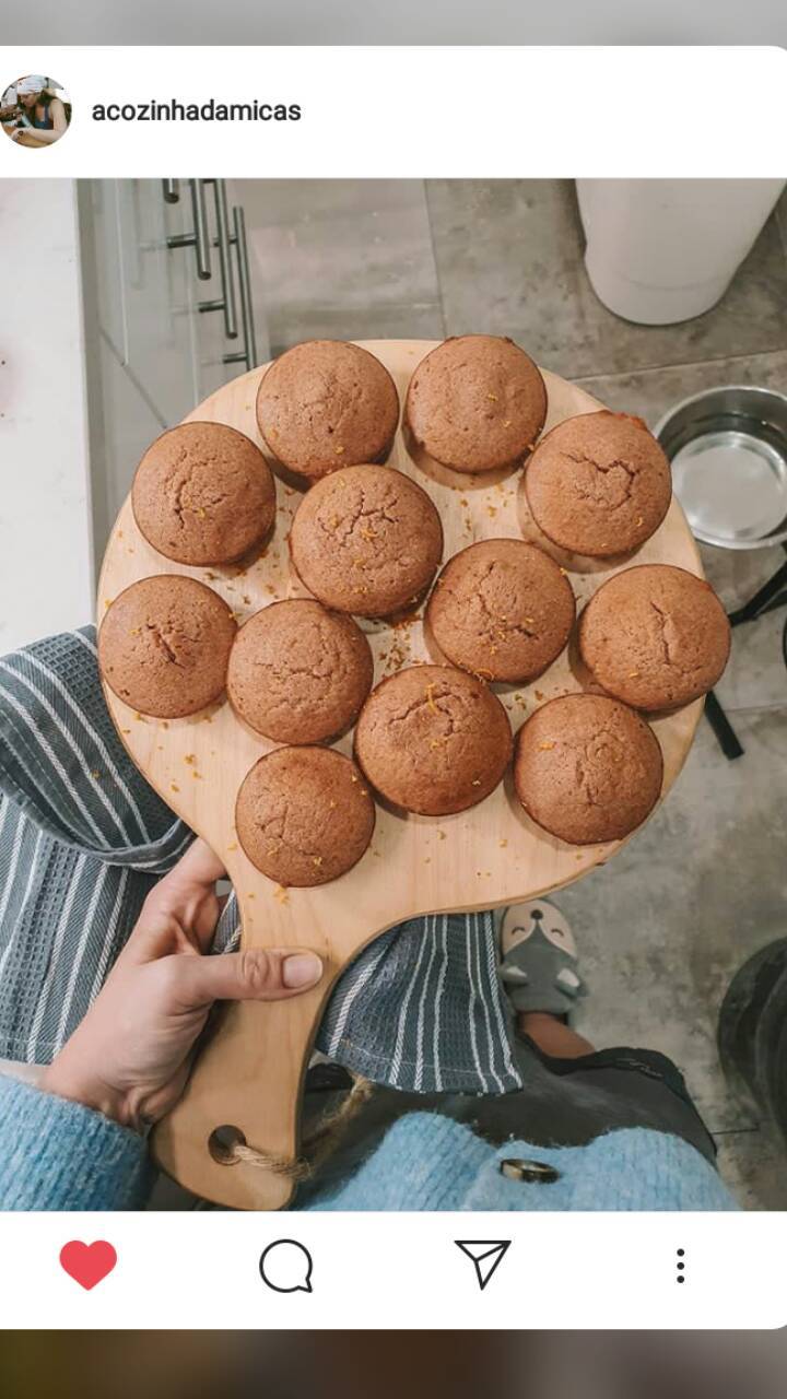 Social Muffins de laranja