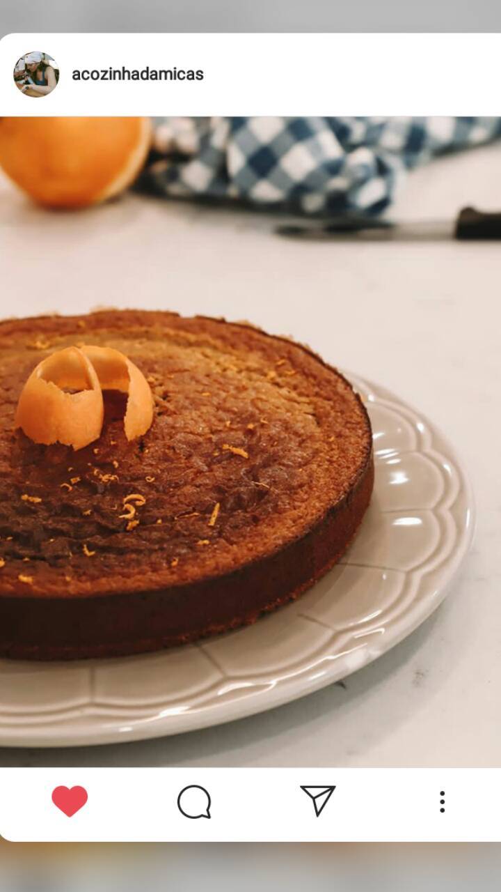 Social Bolo de laranja 🍊
