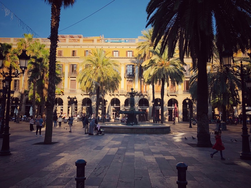 Lugar Plaça Reial