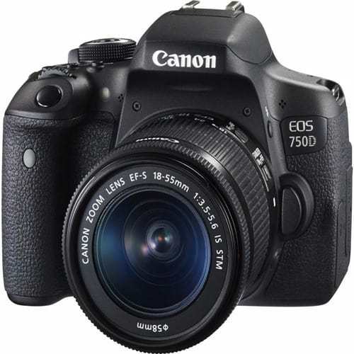 Product Canon EOS 750D Digital SLR Camera with 18-55mm

