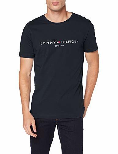 Social Tommy Hilfiger Herren TOMMY FLAG HILFIGER TEE Sporttop, Blau