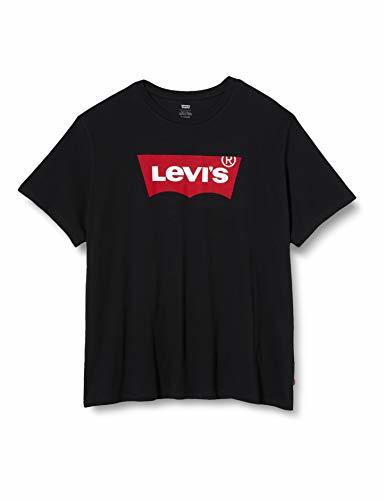 Moda Levi's Graphic Set-in Neck, Camiseta para Hombre, Negro