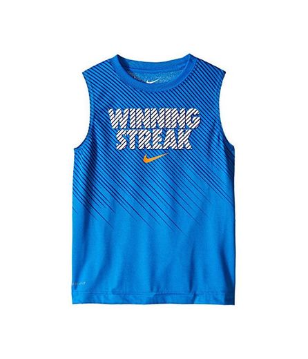 nik Nike Little Boys 'Graphic-Print Buena racha Tank Top, Azul