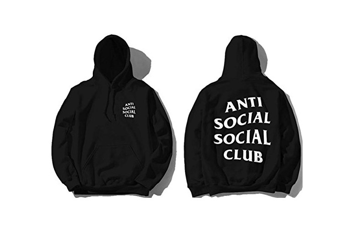 Moda Sudadera Anti Social Club con Capucha