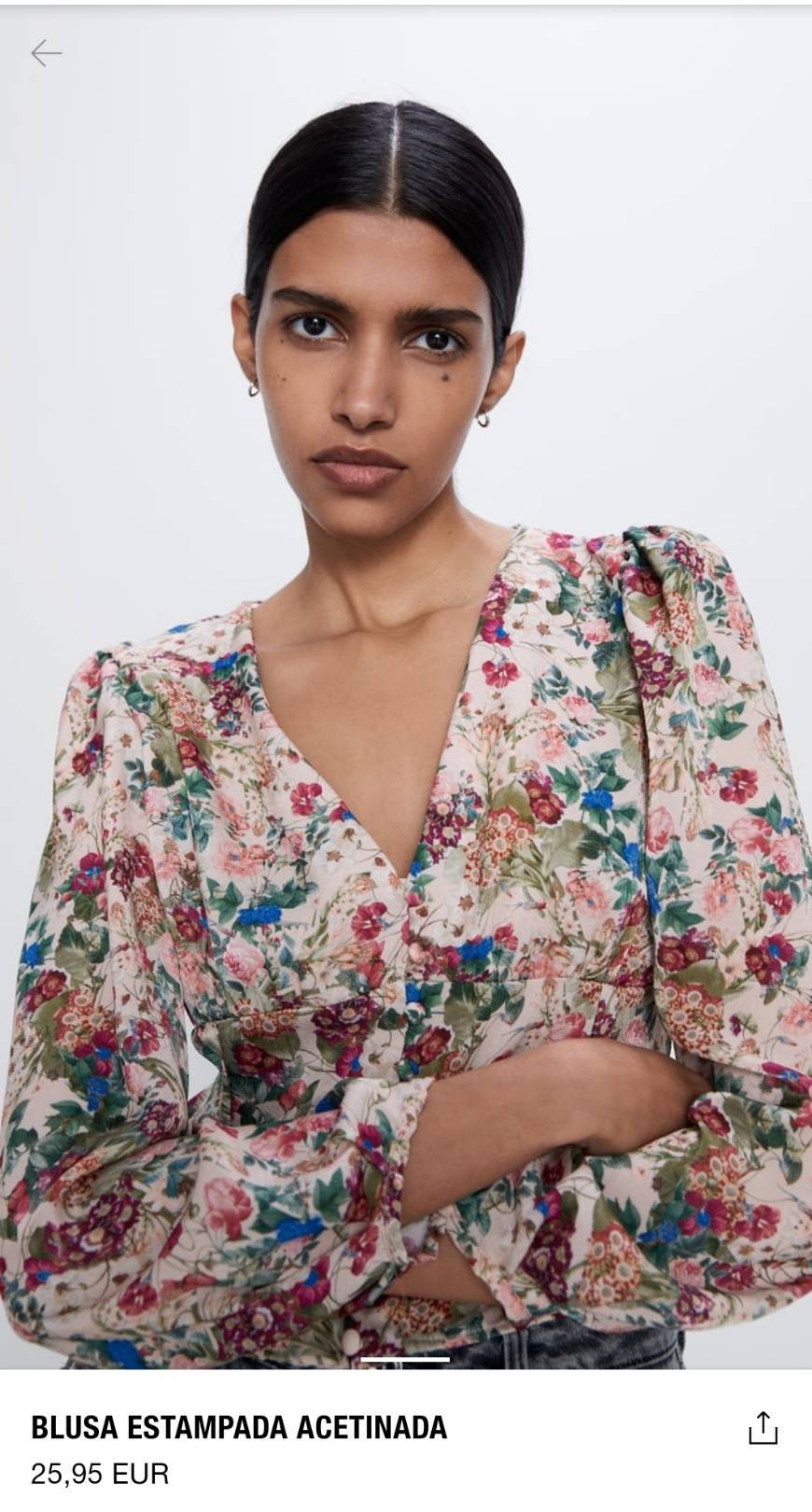 Producto Blusa Zara floral