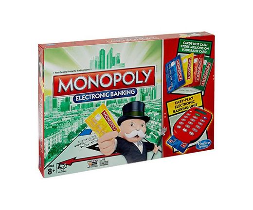 Hasbro Gaming - Monopoly electrónico, Juego de Mesa