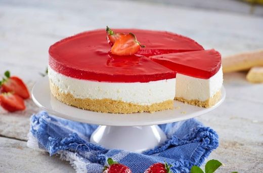 Cheesecake de morango 