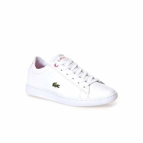 Moda Lacoste Carnaby EVO BL 2 SUJ, Zapatillas Unisex Niños, Blanco