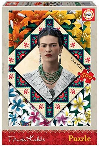 Educa Borrás-Serie Frida Kahlo Puzzle 500 Piezas 18483