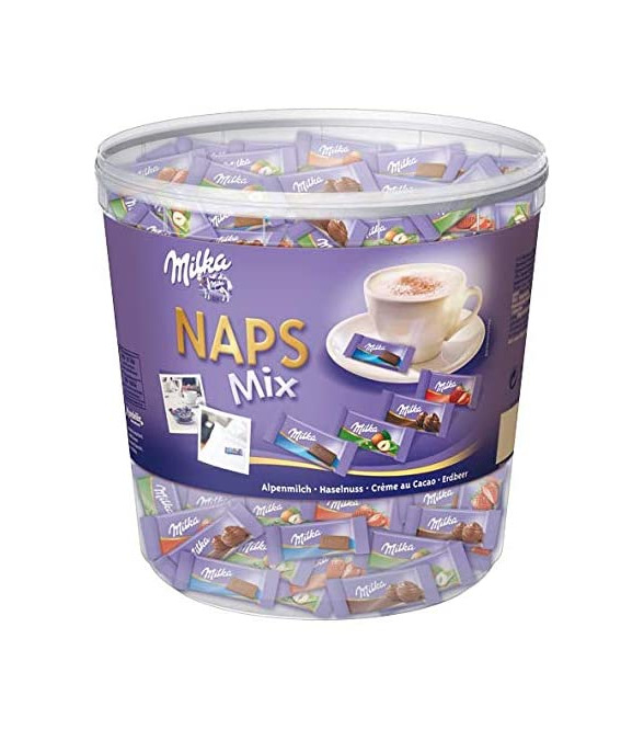 Social MILKA NAPS Mix Chocolate 207 x 5g
