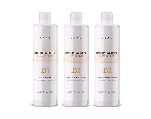 Brae Bond Angel Plex Effect Kit 500ml Repair for Blonde Hair Professional Use