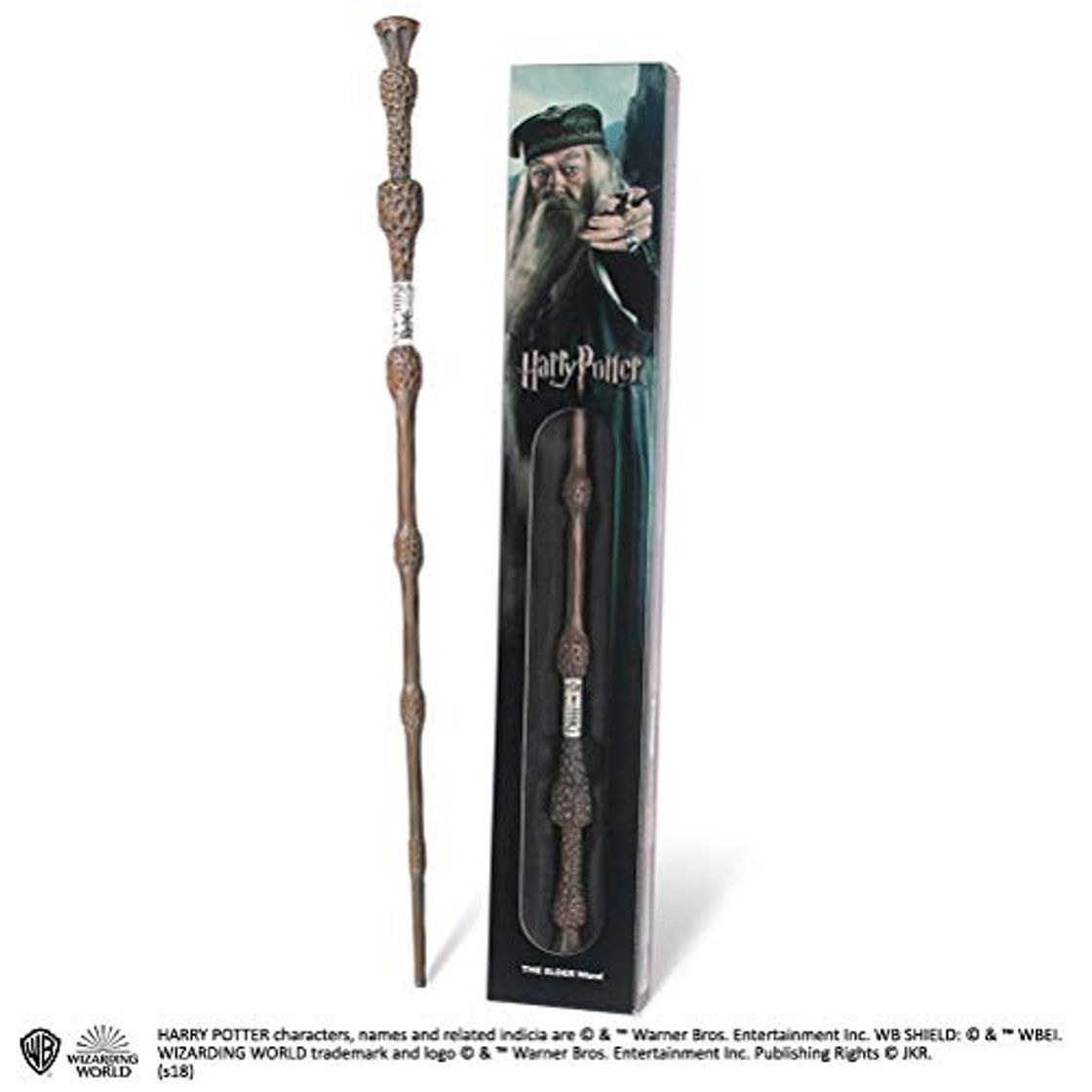 Places Noble Collection- Réplica Harry Potter Varita Albus Dumbledore, Multicolor