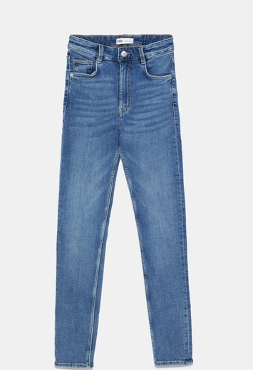 ZARA | jeans hi rise skinny vintage 