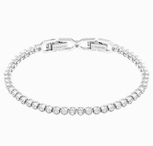 Swarovski | EMILY BRACELET, WHITE, RHODIUM PLATED