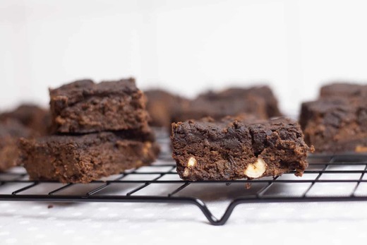 Brownies proteicos de chocolate