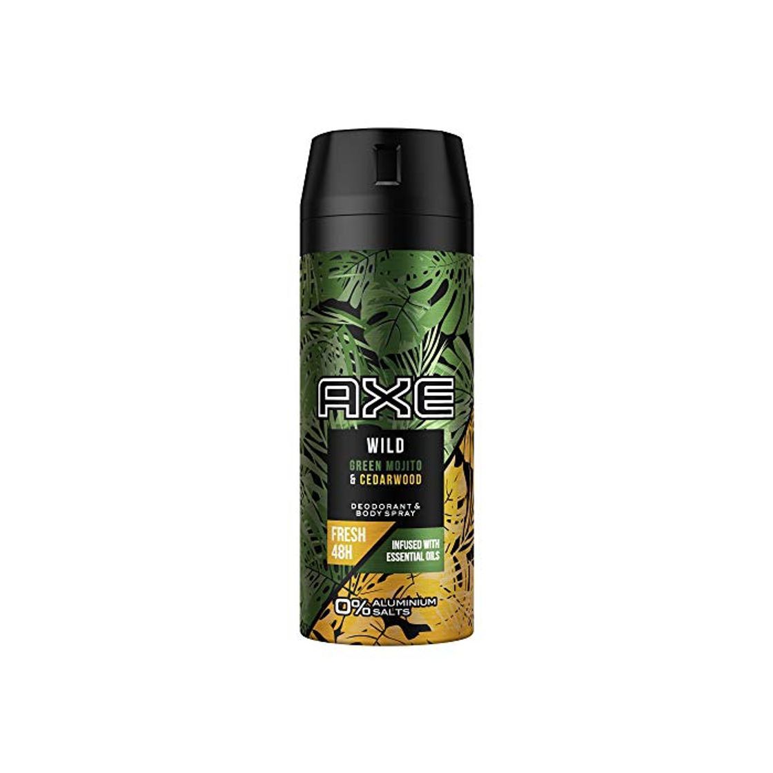 Producto Axe Wild - Fragancia de larga duración Green Mojito y Cedarwood sin