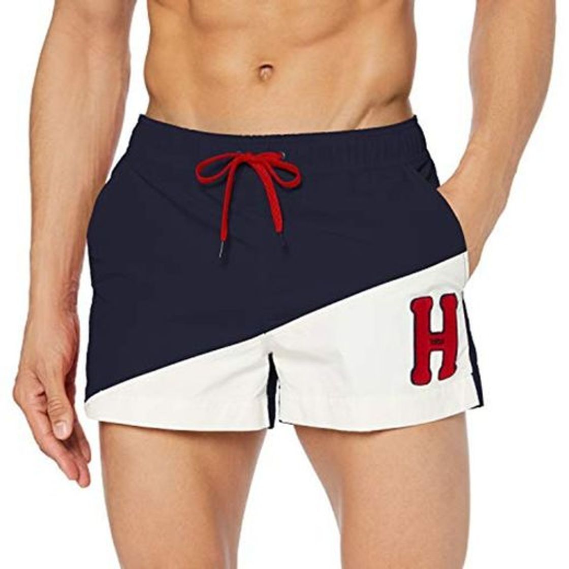 Places Tommy Hilfiger Short Drawstring Pantalones Cortos, Azul