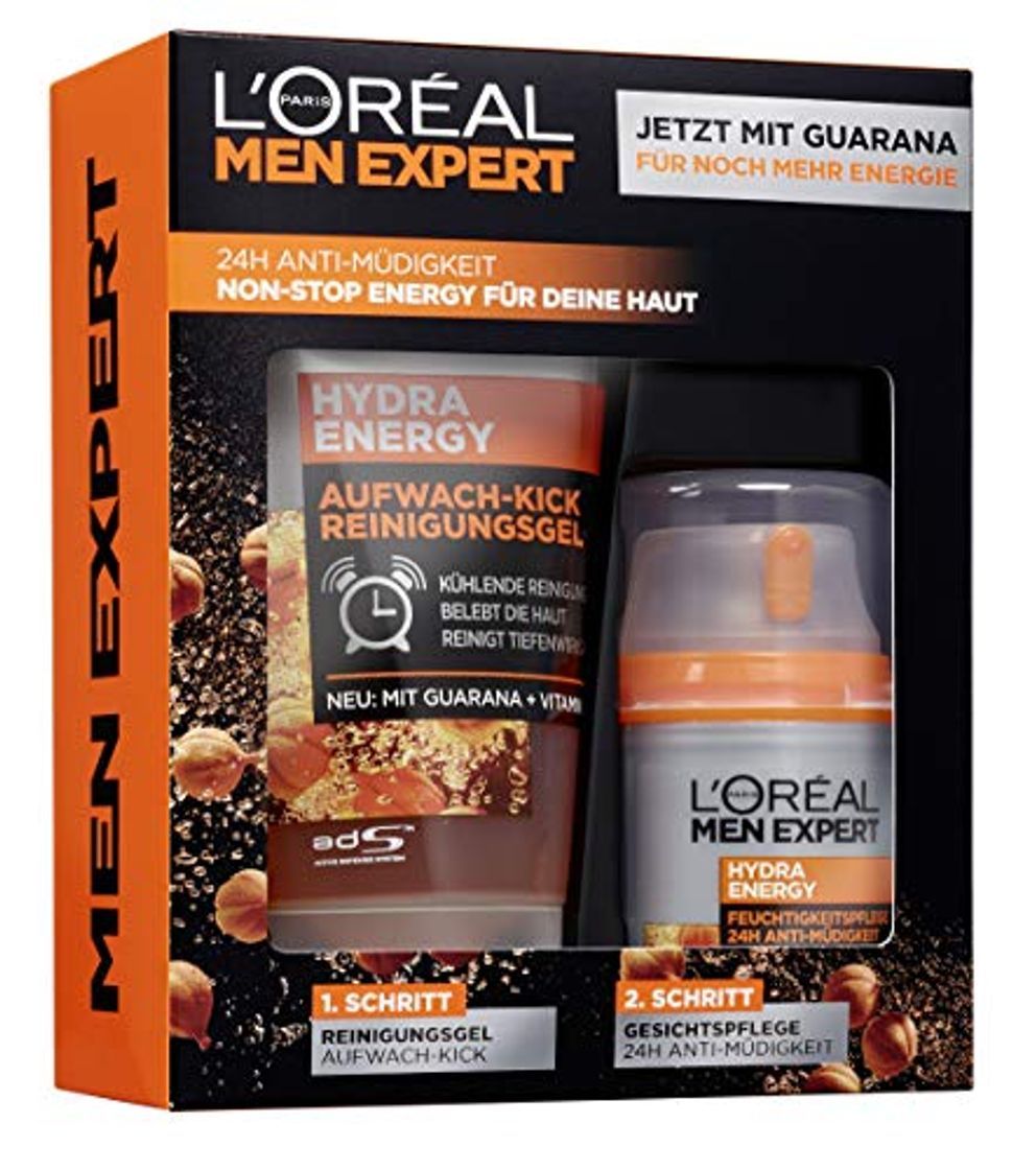 Producto L'Oréal Men Expert Hydra Energy Set de regalo, para hombres, 24H cuidado