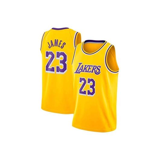 JINHAO Camiseta de Baloncesto Masculino NBA Lakers # 23 Lebron James Mesh